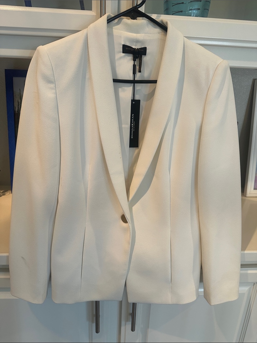 NWT Donna Karan off-white blazer. Originally $225.